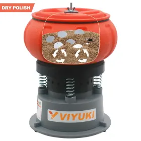 734065703827 VIYUKI Vibratory Tumbler Bowl Tumbling Polishing #3