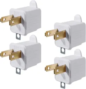 VS-ADP-2P-3P VSEER Polarized Grounding Adapter Outlet Prong