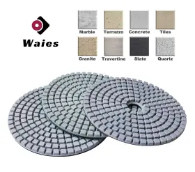 605162094661 WAIES Diamond Polishing Backer Pad #3