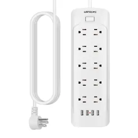 UUS154A WANDOFO Cord Power Strip Surge Protector Smart Usb