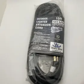 WW-12T015Y WATTS WIRE Extension Cord
