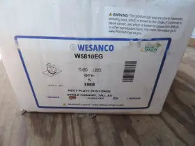 Wesanco W5810eg 5pc Box Rect Plate Post