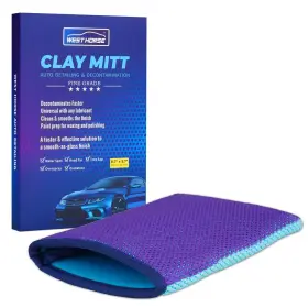 MITT01 WEST HORSE Auto Detailing Clay Bar Mitt Paint Glass