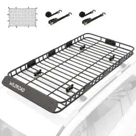 WR-RR-84 WILDROAD Car Roof Rack Cargo Carrier Baske