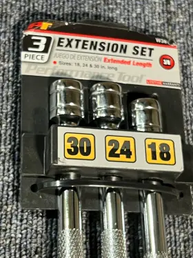 W38139 WILMAR CORP. / PERFORMANCE TOOL Extension Set #2