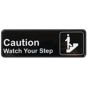 SGN-326 WINCO USA Sign Caution Watch Step