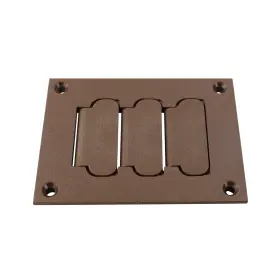 829PFL-BRN WIREMOLD Walker Communication Cover Plate Lid