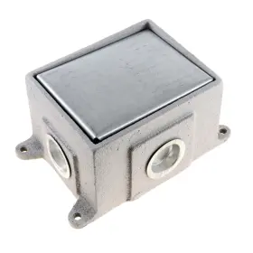 880CS1-1 WIREMOLD Walker Omnibox Single Gang Cast Iron Floor