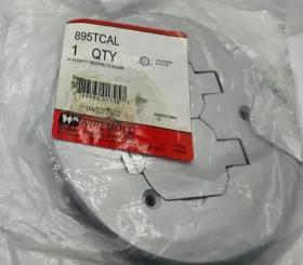 895TCAL WIREMOLD Round Carpet Floor Box Duplex Cover Plate
