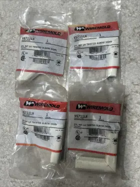 V5711LH WIREMOLD Stl Int Lh Twisted Elbow