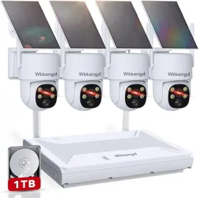WKSL-BL431TM WKKENGD Security Cameras Wireless Cam Solar Kit