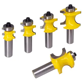 80013GY0253 WOLFRIDE Bullnose Router Bit Set Shank Half Round 80013GY0253 WOLFRIDE Bullnose Router Bit Set Shank Half Round