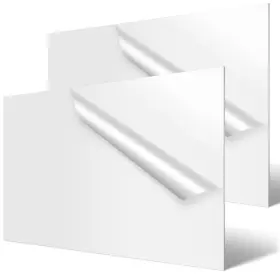 Wonderjune Min-wonderjune-180 2 Pcs 1/8 Inch White Acrylic Sheet 24 X 48 Plastic Impact And