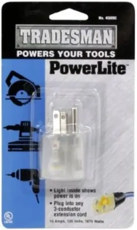 4325C WOODS Tradesman Adapter Plug End Outlet