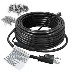 718430189812 WUKHG Roof Heat Cable Snow Icing Tape Wattage