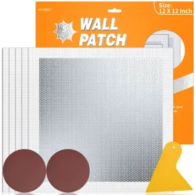 WP12X12 WZNBJLX Wall Patch Drywall Repair Adhesive Mesh Kit