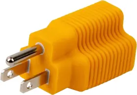 EVM003-YELLOW YEEWENMO Ac Plug Blade Adapter Nema Amp #2