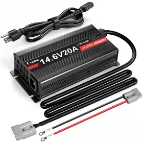 Yileide 740684808362 12v 20a Lithium Battery Charger 14.6v Lifepo4 With Anderson C