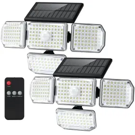 Yulinkco Dr-001af Solar Lights Outdoor 214 Led Motion Sensor Waterproof Security Light W