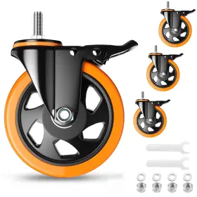 Scwr YUPEZOP Caster Wheels Stem Set Swivel Caste