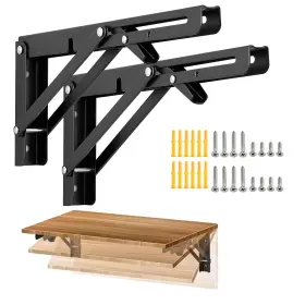 037936741691 ZDSYZXB Folding Shelf Brackets Steel