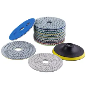 WP1S5MIX ZFE Diamond Polishing Pads Set Granite Stone