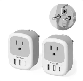 TS-AP2U-EF ZHUHAI TESSAN POWER TECHNOLOGY CO LTD Pack Plug