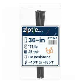 ZT-220246 Ziptie Com Uv Cable Tie Tensile