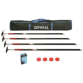 798131580248 ZIPWALL Zippole Spring Barrier Pack Poles Dust