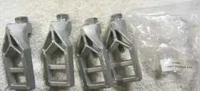 C1-260 ZURN Set Cast Iron Lockdown Lugs Drain Clamps #2