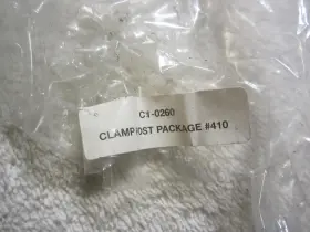 C1-260 ZURN Set Cast Iron Lockdown Lugs Drain Clamps #3