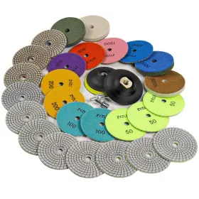 762949888247 ZYZLE Diamond Polishing Backer Pad Gran Kit