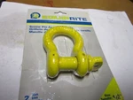1/2" 4000 Lb-wll Screw Pin Anchor Shackle. Fixed Price $20.00.