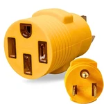 Mecmo Nema 6-50p To 14-50r Ev Charger Adapter, 3-prong 240/250v Welder Yellow. Fixed Price $28.64.
