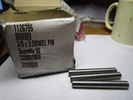 3/8" X 3" Bright Finish Alloy Steel Standard Dowel Pin Qty 50. Fixed Price $125.00.