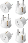 Bates- European Travel Plug Adapter, 6 Pack, Type E/f, Us. Fixed Price $13.55.