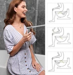 Faucet Bidet Sprayer For Toilet - With Splitter 59 Inch Hose And Hook .... Fixed Price $15.00.