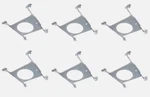 Hl 6 In. Mounting Frame For Round And Square Canless Recessed Fixtures (6-pack). Fixed Price $59.59.