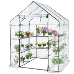 Sungift Greenhouses For Outdoors, Upgraded Pvc Cover Walk-in Greenhouse Kit 5.... Fixed Price $113.61.