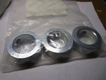 1-1/8" Id X 1-3/4" Od 5/8" W Clear Zinc Steel Set Screw Collar Qty 3. Fixed Price $15.00.