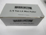 Harrington Lx 003-5 , 1/4 Ton Mini Lever Chain Hoist 5' Lift. Fixed Price $264.00.