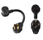 Onetak Nema 14-30p To 10-30r Etl Listed 120v/240v 30 Amp 10 Awg 4 Prong Male .... Fixed Price $19.99.