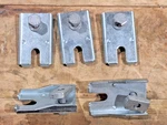 Erico Caddy Issp375 3/8" Rod Strut Plate Fitting - Lot Of 5. Fixed Price $24.00.