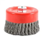 72756 Forney Industries Cup Brush, Knotted, 6 In X .020 5/8 In-11 Arbor. Fixed Price $36.23.