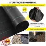 Forimo 5x500ft Driveway Road Fabric, Heavy Duty Weed Barrier Erosion Control. Fixed Price $185.99.
