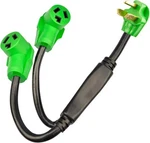 Rvmate 3 Prong Dryer Splitter 30 Amp, Nema 10-30p To (2)10-30r Y. Fixed Price $43.35.
