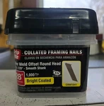 Grip-rite 3 X .120 Angled Strip Framing Nails 28 Deg Smooth Shank 1000 Pk. Fixed Price $19.99.