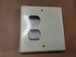 Wiremold Legrand 4047bf V4047bf 2-gang Duplex & Modular Furniture Fitting Ivory. Fixed Price $14.95.