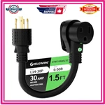 Nema L14-30p To 6-50r Welder Adapter Cord 1.5ft 30a 250v 10awg. Fixed Price $21.36.