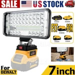 90w 7inch Cordless Led Work Light For Dewalt 20v Battery Flood Flashlight. Fixed Price $22.99.